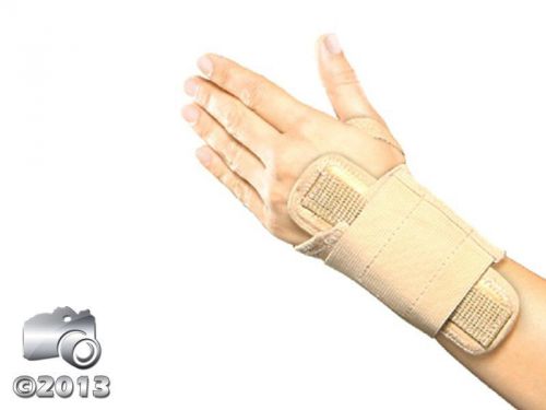 NEW SIZE LARGE -WRIST SUPPORT WITH SPLINT - CARPAL TUNNEL BRACE, FOR LEFT HAND