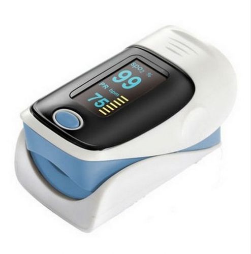 Colors OLED Fingertip Pulse Oximeter - Spo2 PR Monitor Finger pulsoximeter Blue