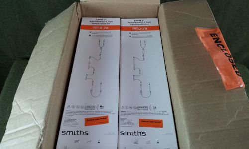 Smiths level 1 normothermic iv fluid administration set box of 18 exp 2015 for sale