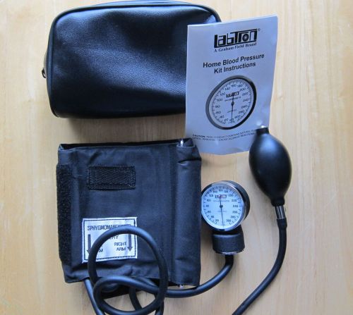 LABTRON HOME BLOOD PRESSURE KIT  WITH SPHYGMOMANOMETER AND VINYL POUCH
