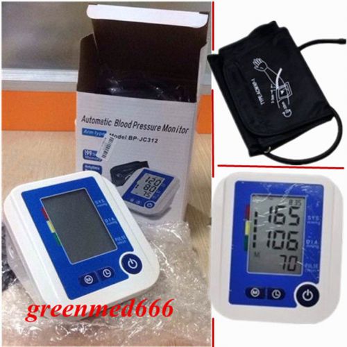 2015 fully automatic upper arm digital blood pressure and pulse monitor easy for sale