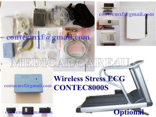 Hot PromoTion CONTEC8000S Wireless Stress ECG/EKG analysis systems,12 lead+SW