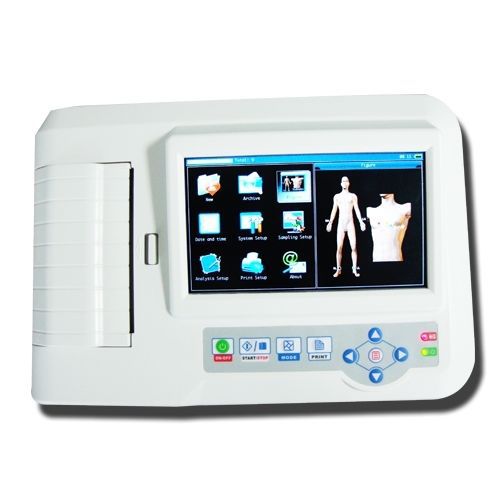 Digital 3/6 channel ecg/ekg machine electrocardiograp,free pc software, ecg-600g for sale