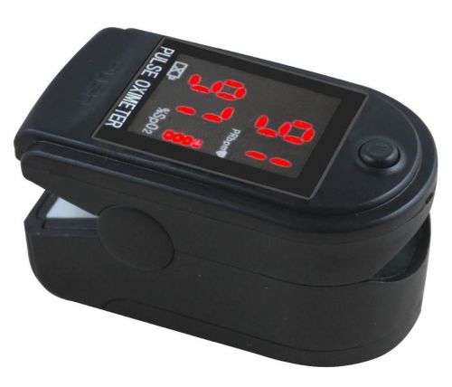 Us pulse oximeter finger blood oxygen spo2 monitor fda cms50dl black free ship for sale