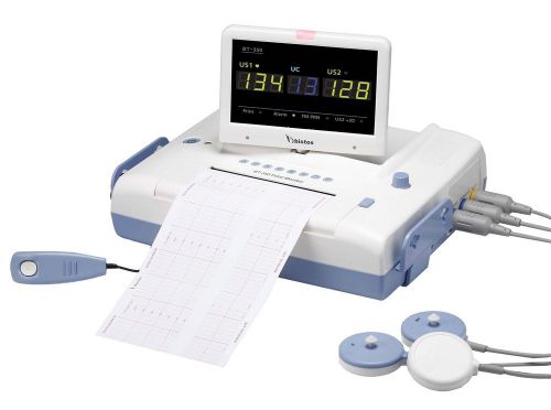 NEW ! Bistos BT-350 E  LED Display Antepartum TWIN Fetal Heart Rate Monitor