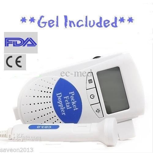 Sonoline B Fetal heart doppler, Backlight LCD 3mhz +Gel FDA US Seller 1Y Warrnty