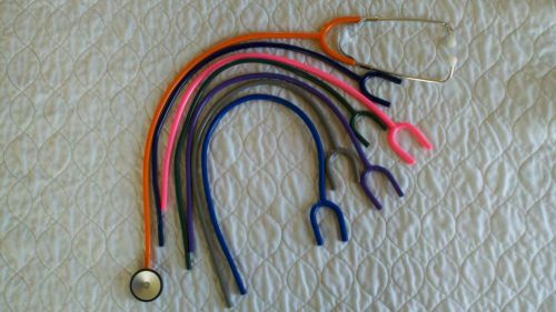 Stethoscope replacement tubing, Single tubing style.  Lots of COLORS!