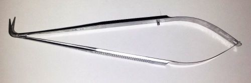 Boss 65-1588 Microvascular Spring Flat Handle Scissors  L 7&#034;, Blade 90° 10mm