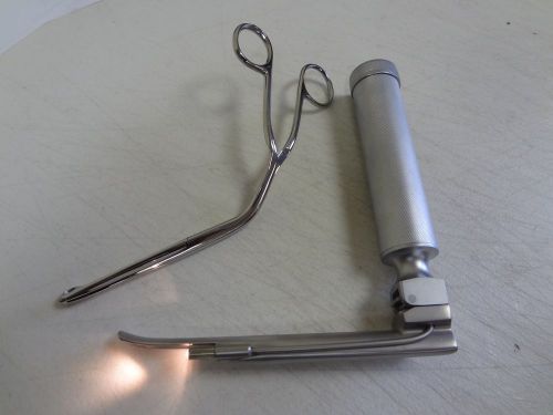 Blade+Handle+ Magill Forceps Surgical Instruments (#1 Blade, Medium Handle)