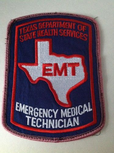 TEXAS DEPARTMENT OF STATE HEALTH SERVICES EMT PATCH