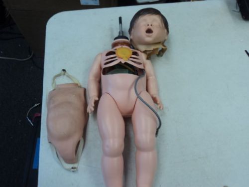 SIMULAIDS CPR BABY MANIKIN W/ CARRYING CASE FOR PARTS