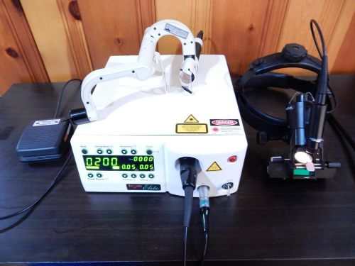 HGM Elite 532nm green laser with Haag Slitlamp adapter +/- LIO