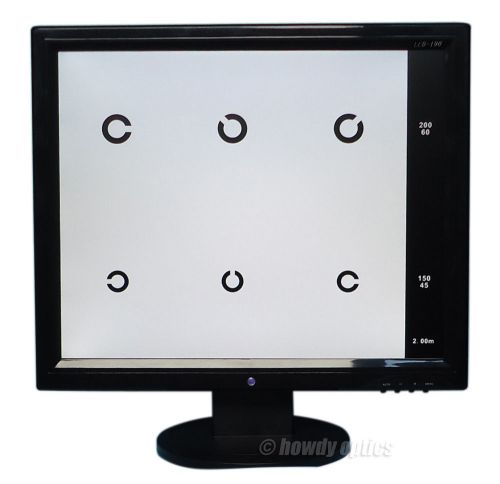 19&#034; New Quality LCD Acuity Chart Projector Vision Chart