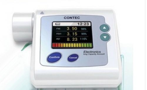 CONTEC SP10 Digital VC Lung Spirometer PEF FEFV1 FEF lung volume