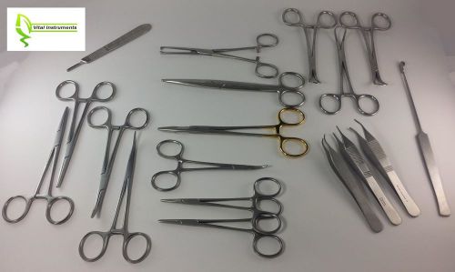 Canine spay pack | 18 instruments+box | german stainless steel ce | veterinary for sale