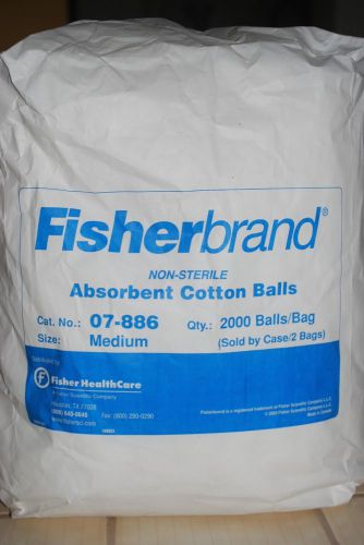 Fisher Non-Sterile Cotton Balls (2000 balls/bag)
