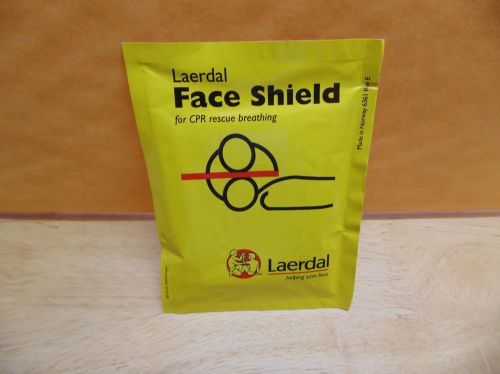 Laerdal face shield, disposable, sealed, for wallet or easy carry