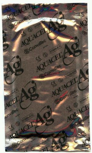 AQUACEL AG .75x18&#034;  sterile Silver Rope Dressing ConvaTec 5 pc  NO BOX