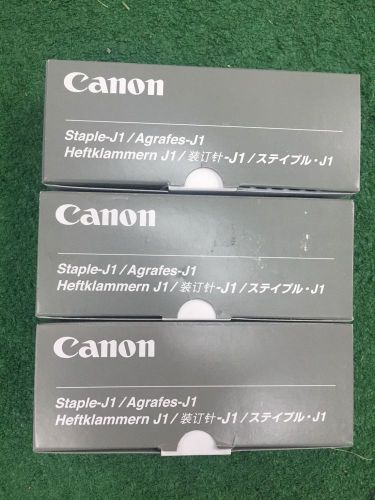 3 FULL BOXES CANON COPIER STAPLES 9 CARTRIDGES BRAND NEW 6707A001AC J1