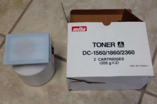 Qty 1 - Genuine Mita DC 1560 1860 2360 Black Copier Toner New