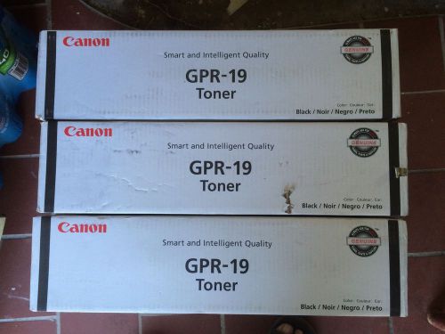 Canon GPR19 Copier Toner for Imagerunner 7086/7095/7105 Copiers, Black