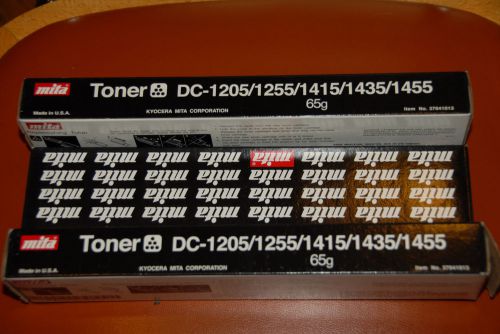 3 MITA TONER DC-1205/1255/1415/1435 65G  NEW OEM