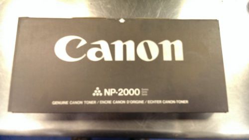 2- New Genuine Canon NP-2000 Series Black toner Cartridges F41-4401-700