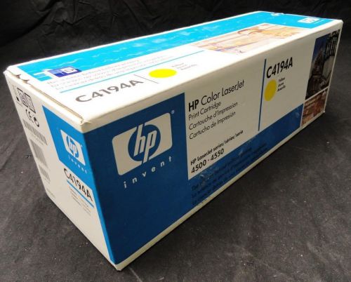 NEW HP C4194A Color LaserJet Yellow Toner Cartridge | 6000 Pages Yield