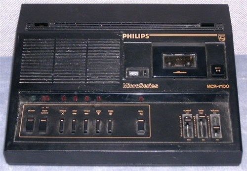 Philips MicroSeries MCR-7100 micro cassette player
