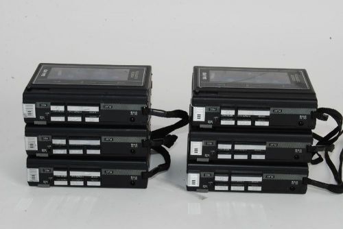 Lot of 6 Sanyo TRC-1650 Cassette Tape Recorder AS IS