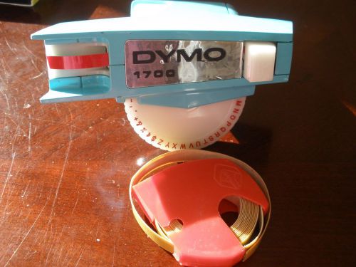 Vintage Turquoise Dymo Label Maker 1700
