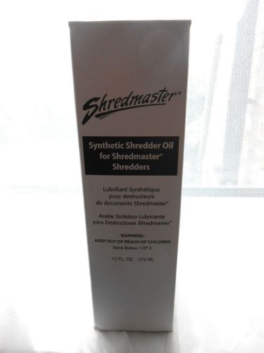 Shredmaster  Synthetic Shredder Oil 1760049 New Never Used! 473ml