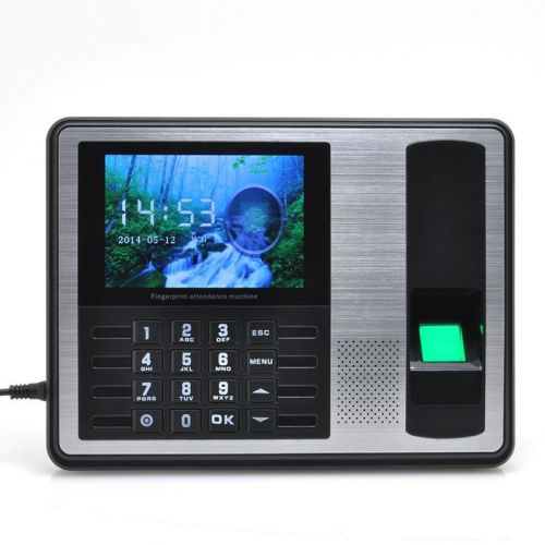 Self-service fingerprint time attendance - 4 inch tft screen for sale