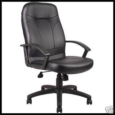 CONFERENCE CHAIRS Office Room Black Leather High Back High-Back Contemporary NEW
