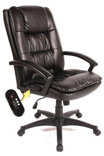 Massage Office Chair Executive Leather Task Desk Seat High Adjustable Managerial