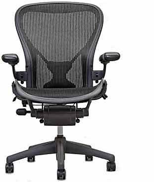 Waterfall Edge Highly Adjustable Chair Graphite Carbon Posture Office Furniture