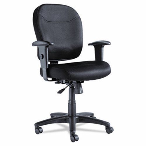 Alera Wrigley Series Mesh Mid-Back Chair, Black (ALEWR42BME10B)