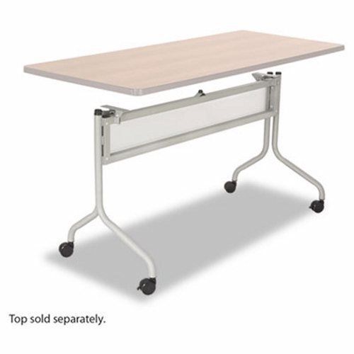 Safco Mobile Training Table Base, 49-1/2w x 24d x 28h, Silver (SAF2031SL)