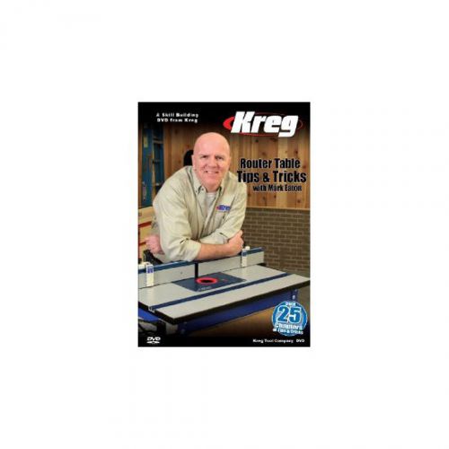Kreg v09 dvd router table tips and tricks with mark eaton for sale