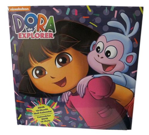 New Dora the Explorer - 2015 12 Month Wall Calendar 10x10 Kids Bedroom Cute