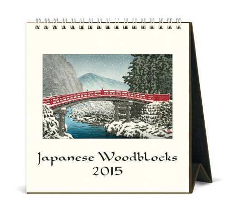 Cavallini &amp; Co. 2015 Japanese Woodblocks Desk Calendar