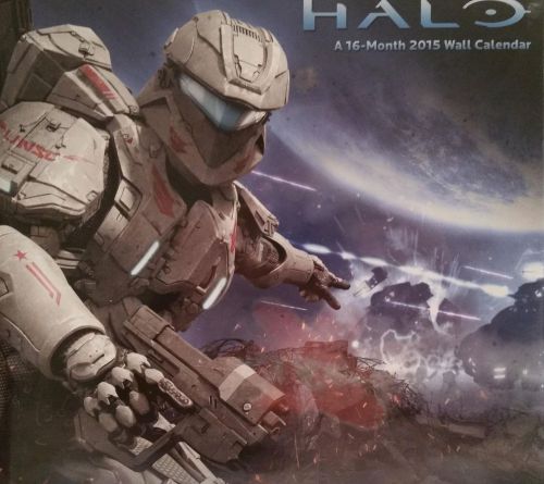 2015 HALO Wall Calendar NEW &amp; SEALED XBox Video Game PS3 PS4 ONLY ONE ON EBAY!