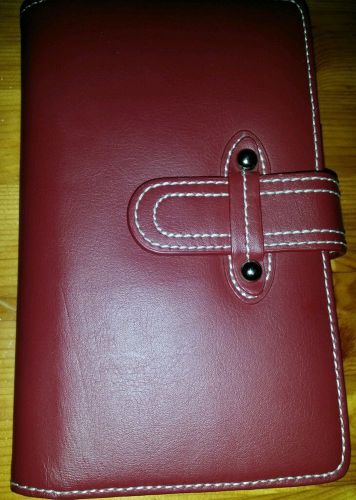FRANKLIN COVEY LEATHER PLANNER COVER..EUC
