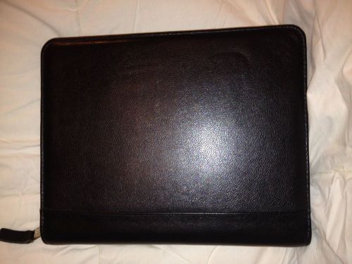Classic 1.5&#034; top-grain cowhide leather franklin covey planner organizer binder for sale