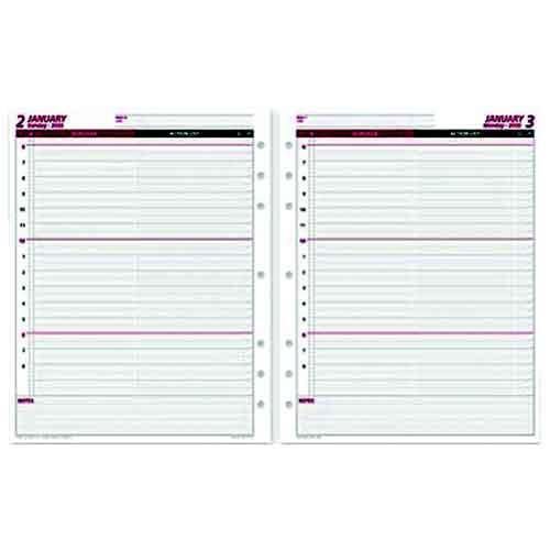 At-A-Glance Day Runner Monthly Tabbed 8-1/2&#039;&#039; x 11&#039;&#039; Refill