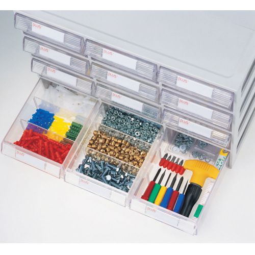 System Multi-Box 12 Drawers Plastic Tool Box Multipurpose