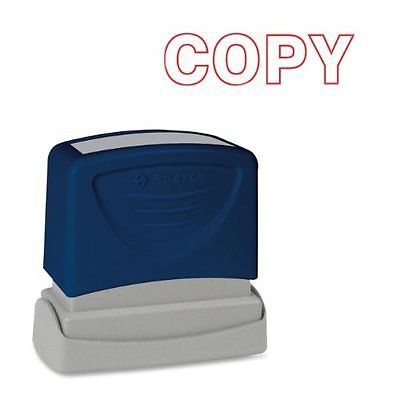 Sparco spr-60014 pre-inked stamp - 1.75&#034; x 0.62&#034; - red (spr60014) for sale
