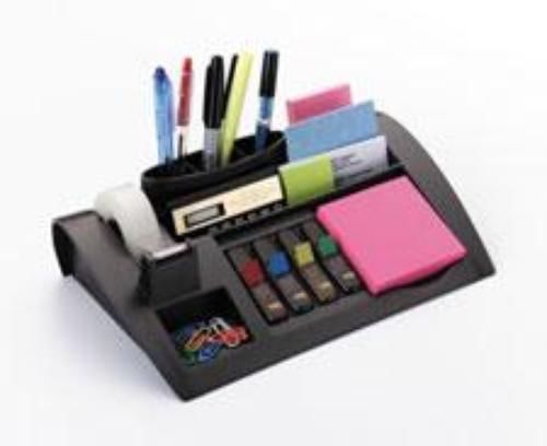 3m scotch weighted desktop organizer (with post-it note tape &amp; tape flags) for sale