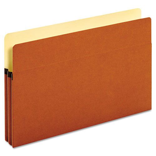 Bulk file pockets, 1 3/4&#034; expansion, legal, redrope, 50/ct for sale