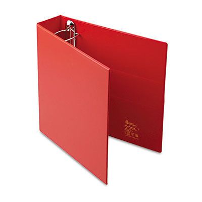 Heavy-Duty Binder with One Touch EZD Rings, 2&#034; Capacity, Red
